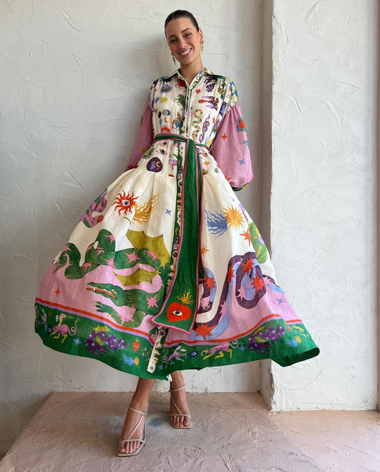 Tracy Colourful Maxi Dress