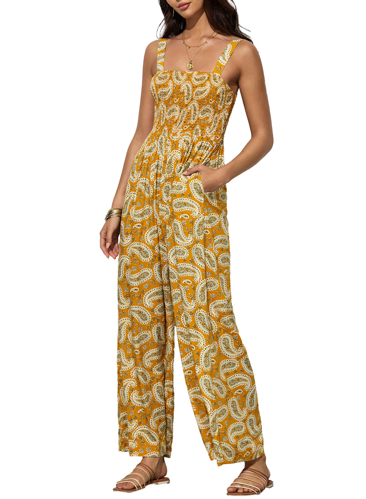 Aria Sage Boho Chic Jumpsuit – Limited Release