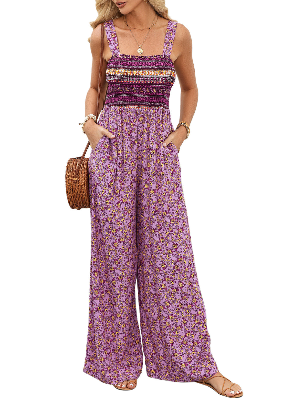 Aria Sage Boho Chic Jumpsuit – Limited Release