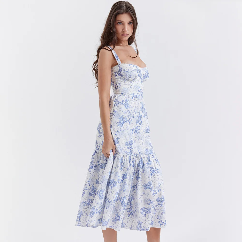 Élise Midi Dress – Timeless Length with Effortless Flow