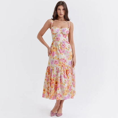 Élise Midi Dress – Timeless Length with Effortless Flow