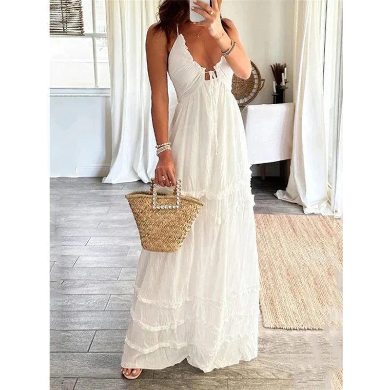 Dahlia Relaxed Maxi – Laid-Back Elegance with Boho Spirit