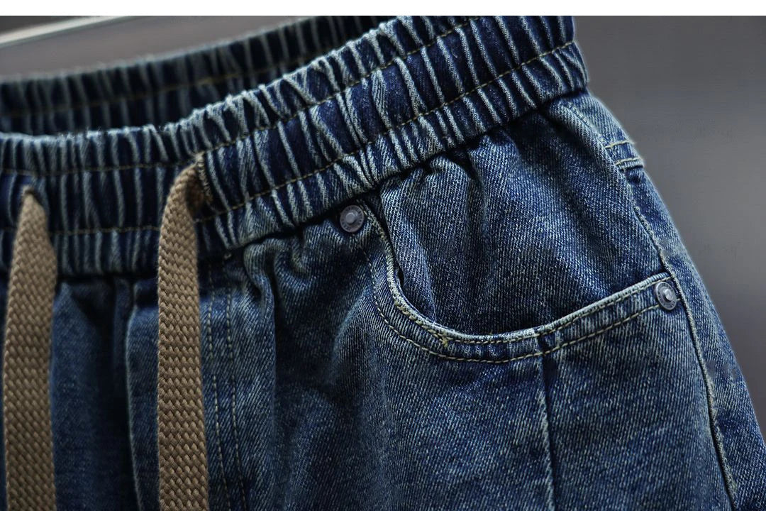 Reed Vintage Denim Trousers – Unmatched Comfort with a Belted Touch