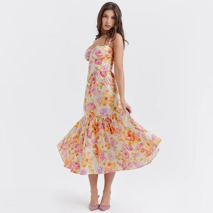 Élise Midi Dress – Timeless Length with Effortless Flow