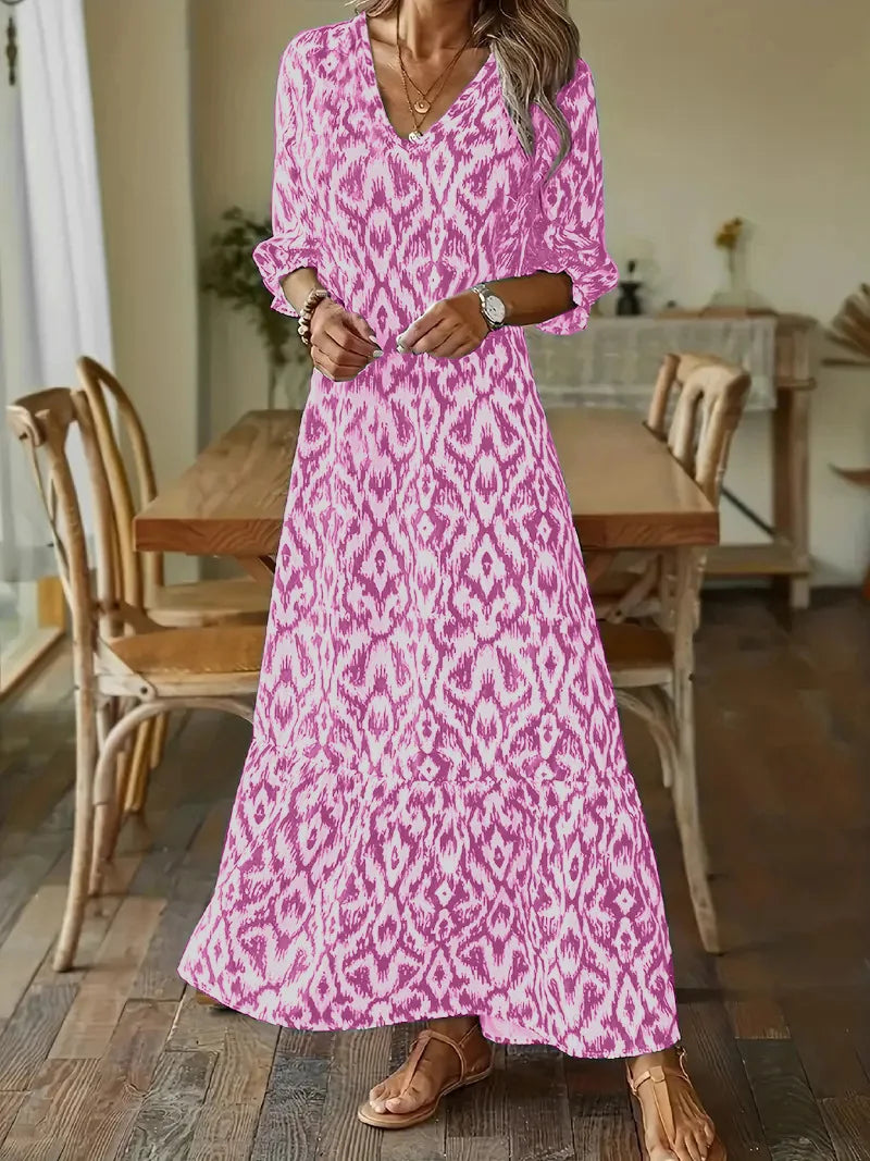 Lila Casual Maxi Dress – Relaxed Comfort Meets Effortless Style