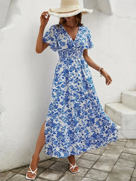 Bianca Boho Floral Dress – Effortless Bohemian Charm in Every Detail