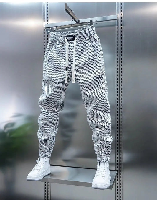 Henri Everyday Printed Pants – Modern Fit with a Stylish Twist