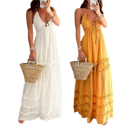 Dahlia Relaxed Maxi – Laid-Back Elegance with Boho Spirit