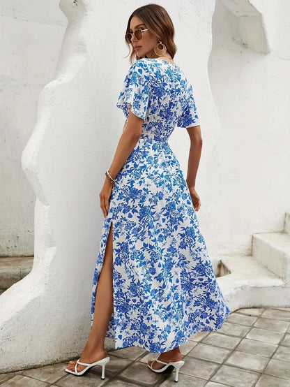 Bianca Boho Floral Dress – Effortless Bohemian Charm in Every Detail