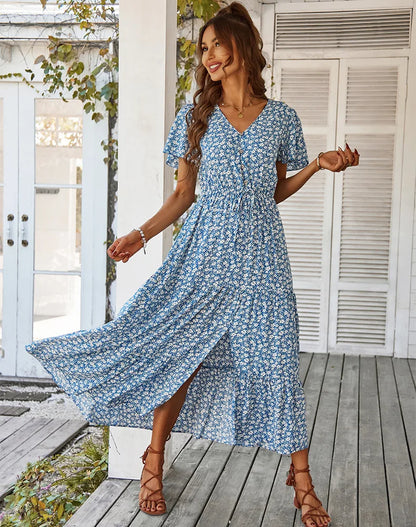 Isabella Sunlit Dress – Feminine Charm with a Relaxed Fit