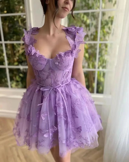 Elowen Dream Dress – Flowing Prom Gown with Soft Sage Elegance