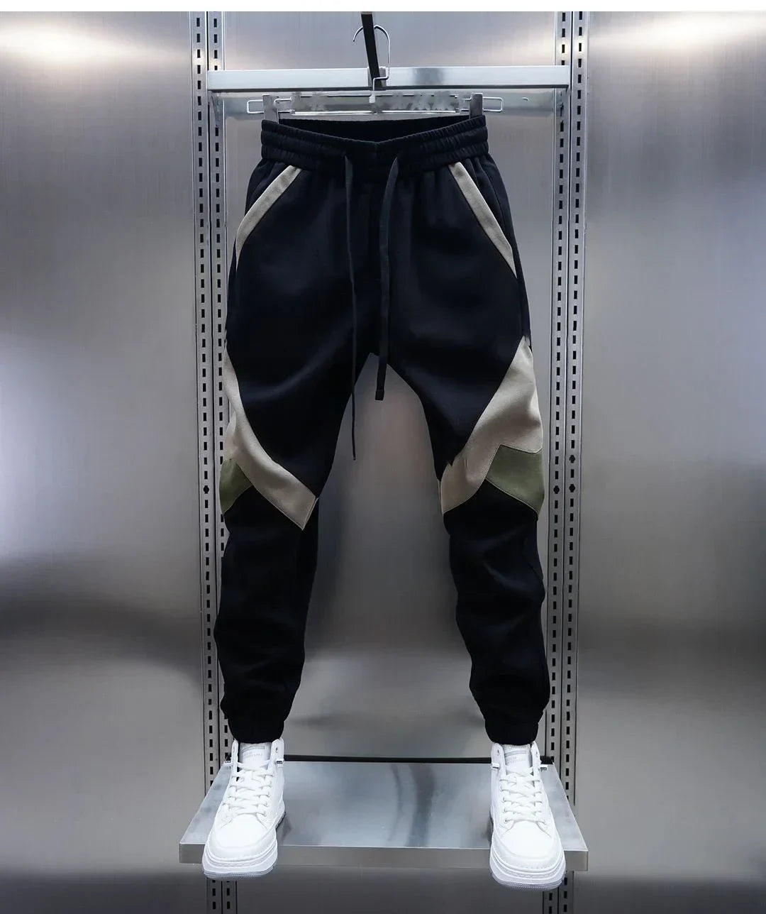 Nico Contrast Trousers – Relaxed Style with a Modern Edge