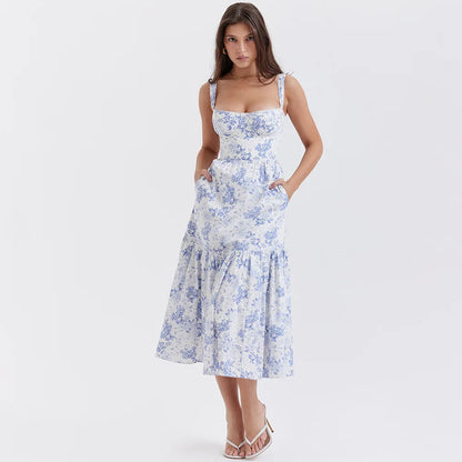 Élise Midi Dress – Timeless Length with Effortless Flow