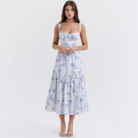Élise Midi Dress – Timeless Length with Effortless Flow