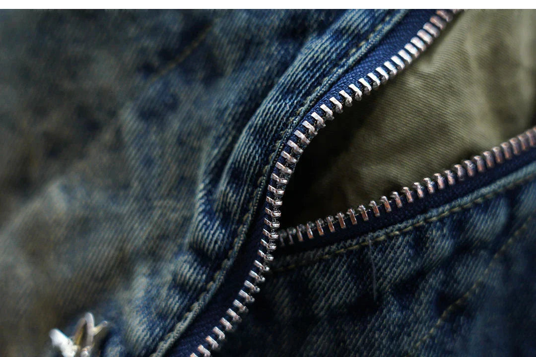 Reed Vintage Denim Trousers – Unmatched Comfort with a Belted Touch