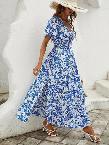 Bianca Boho Floral Dress – Effortless Bohemian Charm in Every Detail