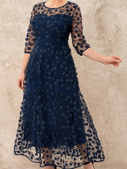 Shiela Elegant Plus Size Dress – Timeless Elegance in Plus Size Design