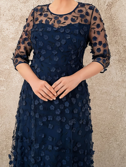 Shiela Elegant Plus Size Dress – Timeless Elegance in Plus Size Design