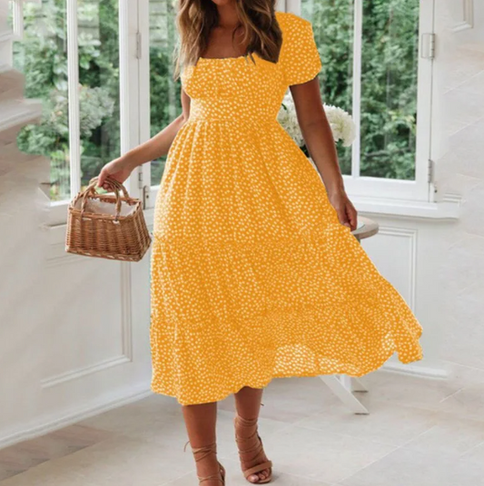 Kaia Summer Dress – Gentle Flow with Daytime Ease