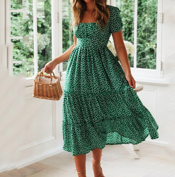 Kaia Summer Dress – Gentle Flow with Daytime Ease