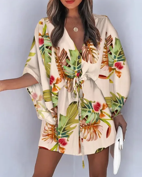 Sage Wanderlust Mini – Casual Boho Vibes with Flowy Comfort