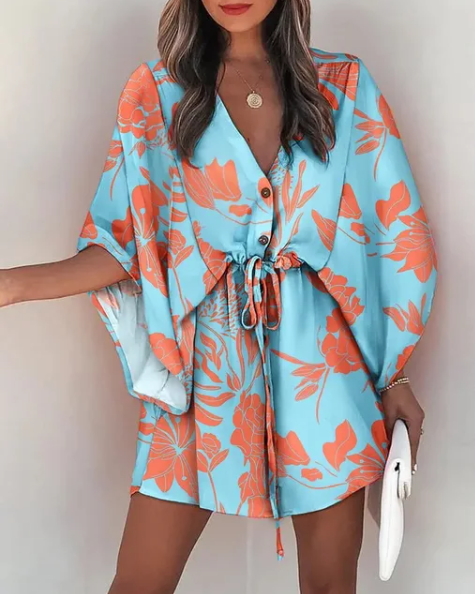 Sage Wanderlust Mini – Casual Boho Vibes with Flowy Comfort