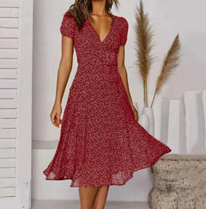 Clarissa Dotty Elegance Dress – Lighthearted Style for Any Day