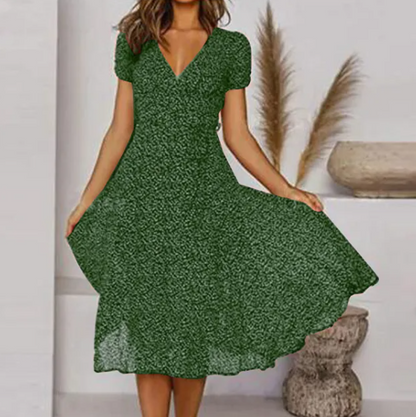 Clarissa Dotty Elegance Dress – Lighthearted Style for Any Day