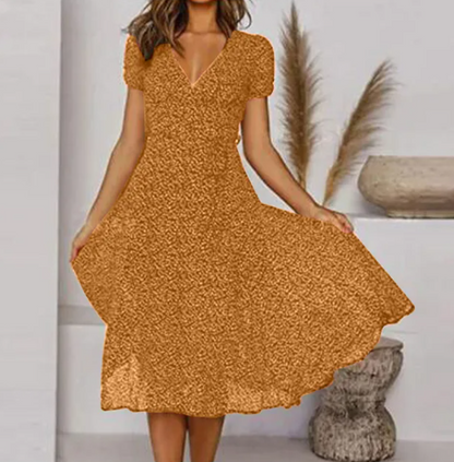 Clarissa Dotty Elegance Dress – Lighthearted Style for Any Day
