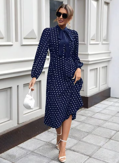 Evelyn Polka Mini – Fun and Flirty Everyday Dress
