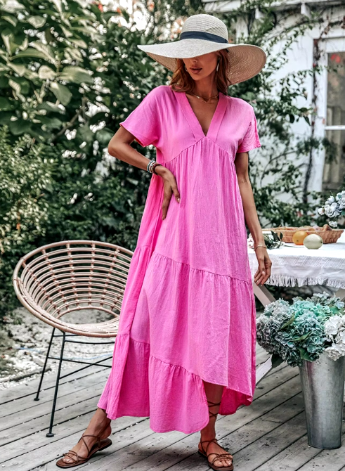 Sienna Glow Dress – Radiant Summer Elegance