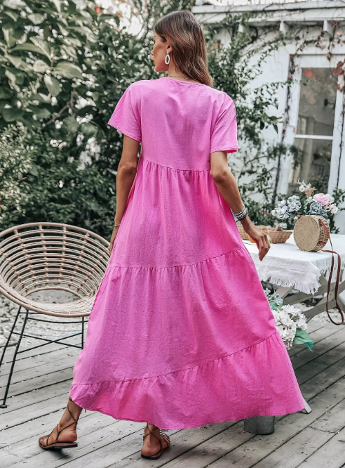 Sienna Glow Dress – Radiant Summer Elegance