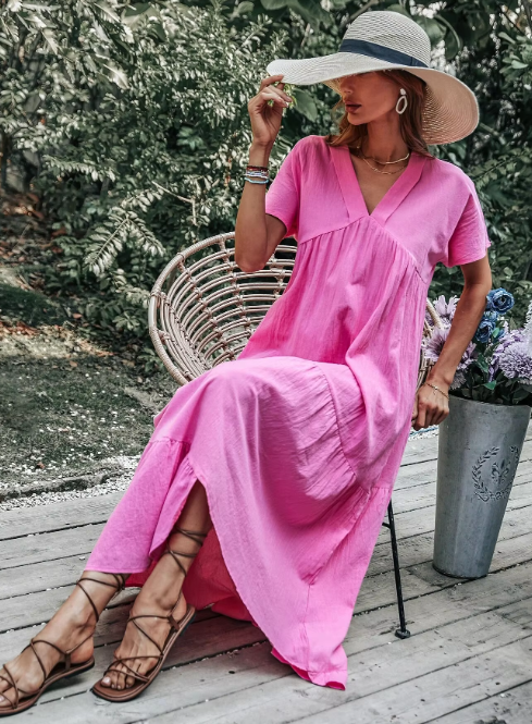 Sienna Glow Dress – Radiant Summer Elegance