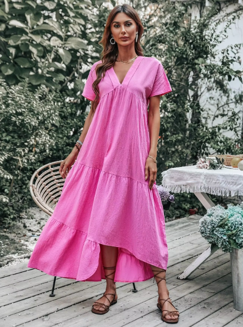 Sienna Glow Dress – Radiant Summer Elegance