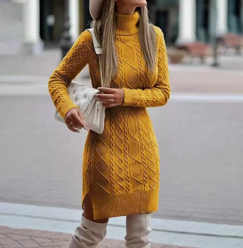 Tessa Knit Dress – Casual Comfort with Chic Design