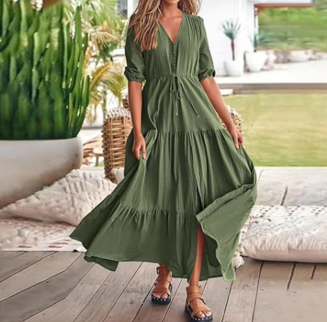 Alina Boho Maxi – Sunlit Style with Effortless Flow