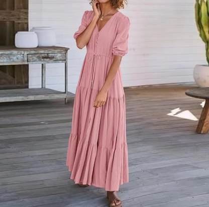 Alina Boho Maxi – Sunlit Style with Effortless Flow