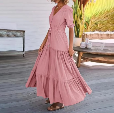 Alina Boho Maxi – Sunlit Style with Effortless Flow