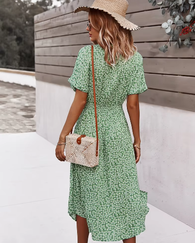 Merba Summer Floral Dress – Feminine Prints with Summer Ease