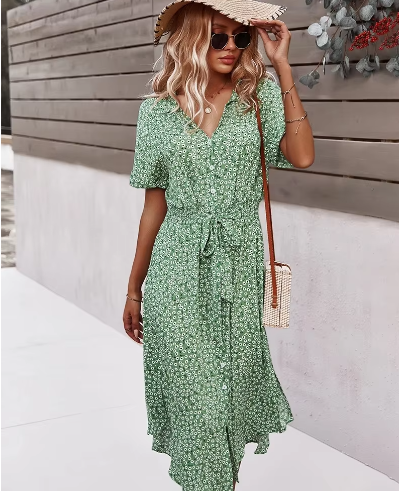 Merba Summer Floral Dress – Feminine Prints with Summer Ease