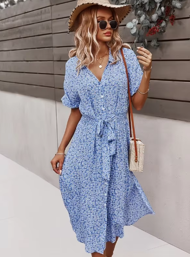 Merba Summer Floral Dress – Feminine Prints with Summer Ease