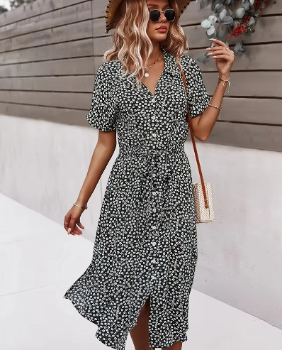 Merba Summer Floral Dress – Feminine Prints with Summer Ease