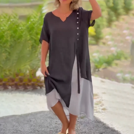 Noemi Easy Chic Dress – Laid-Back Elegance for Daily Wear
