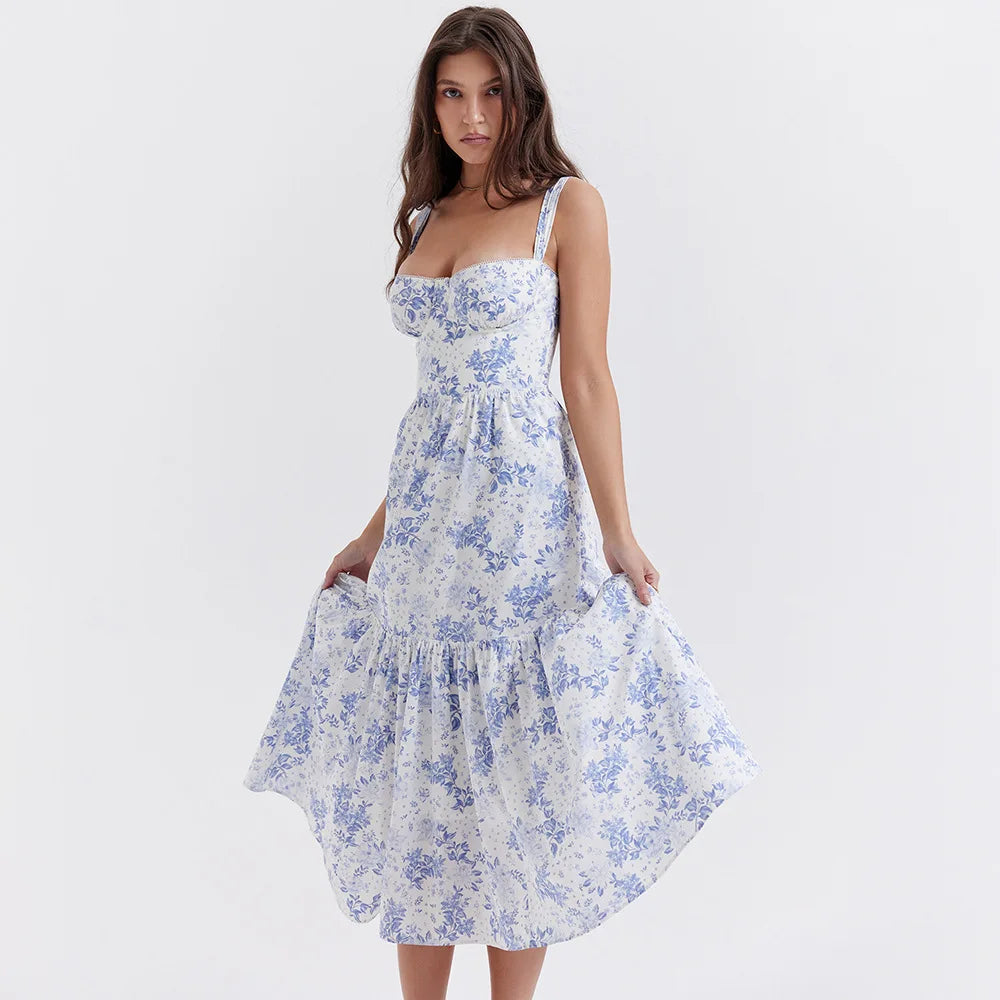 Élise Midi Dress – Timeless Length with Effortless Flow