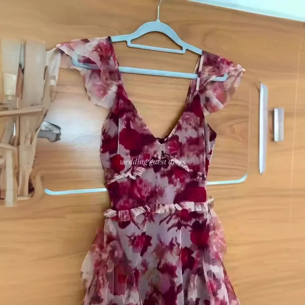 Maribel Bloom Dress – Soft Florals with Playful Ruffle Charm