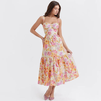 Élise Midi Dress – Timeless Length with Effortless Flow