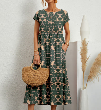 Amirah - Elegant Floral – Feminine Silhouette with Floral Sophistication
