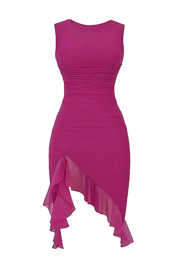 Amelia Breeze Dress – Light, Flowing Midi with Ruffle Detail