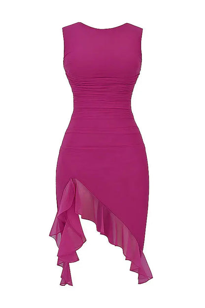 Amelia Breeze Dress – Light, Flowing Midi with Ruffle Detail