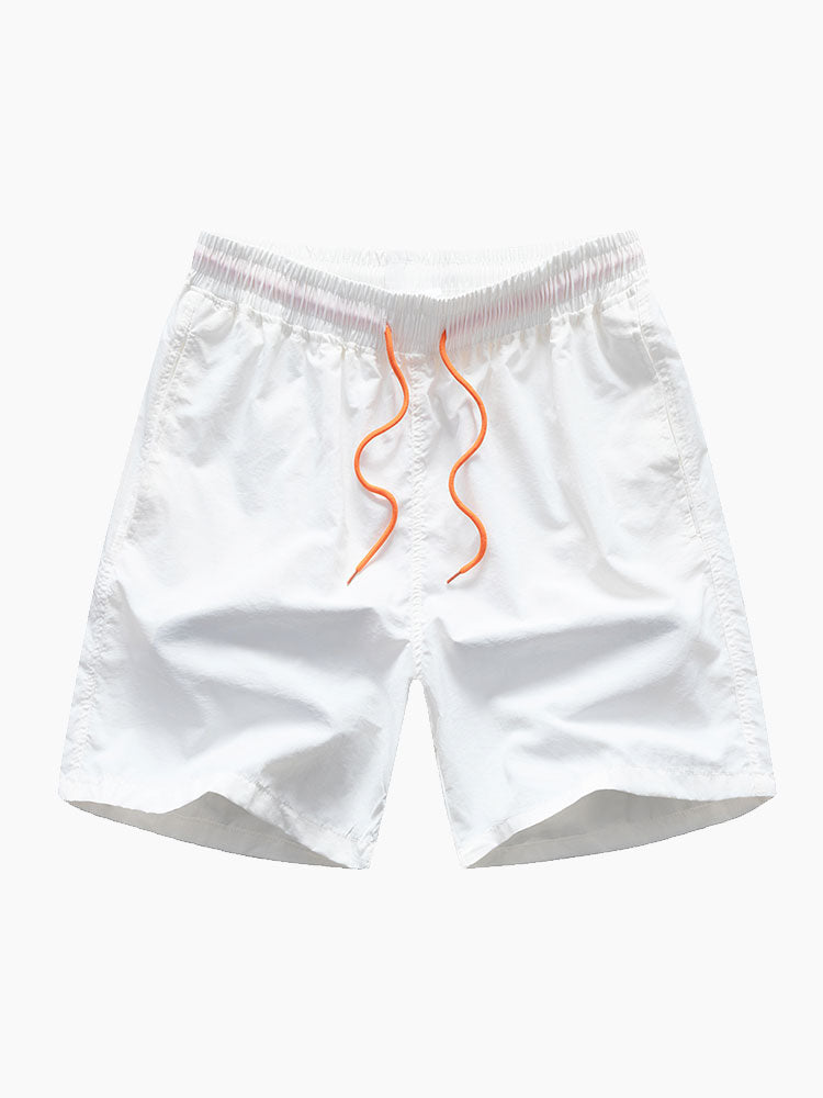 David Palm Tree Print Set – Button-Up Shirt & Swim Shorts